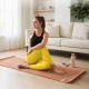 4FIZJO Exercise and Yoga Mat 6 mm, 173x61 cm, Burgundy
