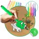 Ricokids RK-344 Foam Coloring Mat, Roll-up, 120 x 90 x 0.3 cm