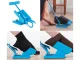 Sock Aid Helper with Long Handle Shoe Horn for Easy Sock and Stocking Application