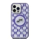 Karl Lagerfeld iPhone 15 Pro Case IML Monogram Karl & Choupette MagSafe, Purple