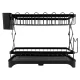 Two-Tier XL Dish Drying Rack with Cutlery Holder