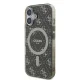 Guess iPhone 16 Case IML 4G Background MagSafe, Brown