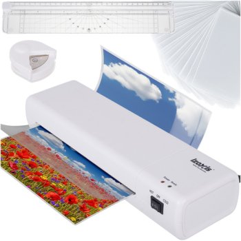A4 Laminator Machine Izoxis 25417, 4-in-1 Set with Trimmer and 60 Sheets