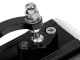Aluminum Motorcycle Mirrors with M10 Mount and M8 Adapter, 2 pcs, Black