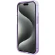 Guess iPhone 15 Plus / 14 Plus Case Ring Stand Script Glitter MagSafe, Purple