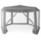 Garden Pavilion Canopy Tent MultiGarden 2x2x2 m with Mosquito Net, Gray