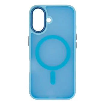 Magnetic Collection MagSafe Case for iPhone 16, Light Blue