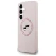 Karl Lagerfeld Silicone Karl & Choupette Heads MagSafe Case for Samsung Galaxy S25 FE - Pink
