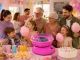 Cotton Candy Machine 480W with Sticks and Measuring Spoon, Pink