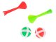 Kids Game Toy Darts Board Velcro Balls Target 28 cm