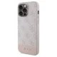 Guess 4G Stripe Collection case for iPhone 15 Pro Max - pink