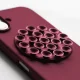 Silicone Stick Case for iPhone 16 Pro 6.3\", Burgundy