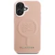Karl Lagerfeld Initial & Metal Logo MagSafe Case for iPhone 16, Pink
