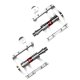 Rockbros JT410S 4-Bearing Bicycle Pedals - Silver