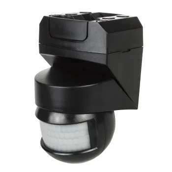 Maclean MCE295 Wall Motion and Twilight Sensor, 180° + 360°, 2000W, Black