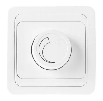 Rotary Light Dimmer Switch 600W, White