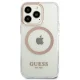 Guess Metal Outline Magsafe Case for iPhone 13 Pro Max, Gold