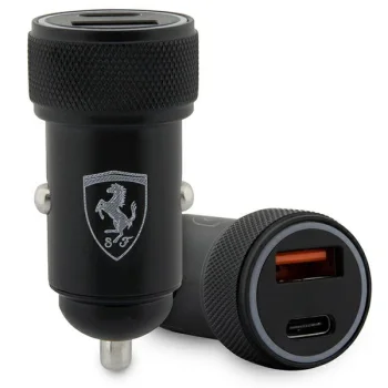 Ferrari PD-QC 3.0 20W Fast Car Charger, Black