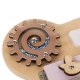Kruzzel 22584 Educational Toy Wooden Manipulation Sensory Busy Board, Bear