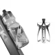 Rockbros RKL02 Aluminum Bike Bottle Cage - Black and Silver