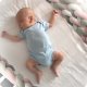 Ricokids Braided Cot Bumper Bed Snake, 2m, Pink and Grey