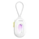 Baseus Heyo Series II Hidden Camera Detector with Alarm and Mini Flashlight + Baseus Simple USB-A - USB-C Cable - White