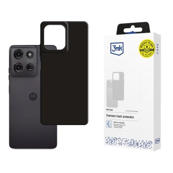 3Mk Protection Matt Case for Motorola Moto G75 Black