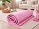 Exercise Mat for Yoga Pilates and Fitness 170x60cm 1cm Thick, Pink