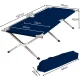 Folding Camping Bed with Carry Bag, Dark Blue