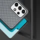 Dux Ducis Fino Case for Samsung Galaxy A73 with Nylon Fabric, Blue