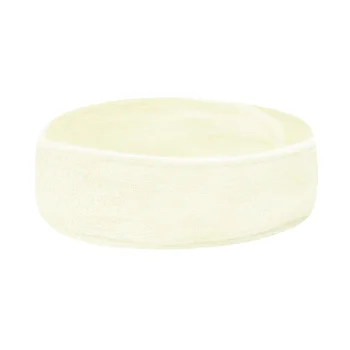 Terry Cloth Cosmetic Headband, Cream