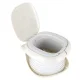 Foldable Travel Potty for Kids with Lid and Bags, Gray