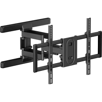 Full-Motion TV Wall Mount for 37"-86" Displays, Black