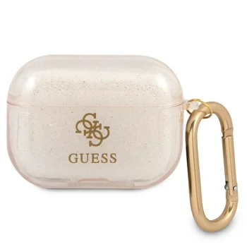 Guess Glitter Collection AirPods Pro Case, Gold