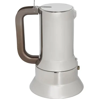 Alessi 9090/6 Espresso Coffee Maker, 6 Cups, Silver