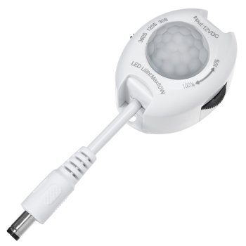 Maclean MCE242 PIR Motion Sensor for LED Strips, 12V DC, 60W
