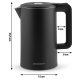 Электрический чайник Berdsen BD-710 1,7 л, черный