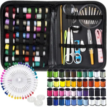 128-Piece Sewing Kit with Travel Case Ruhhy