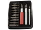 Model craft knife set with 13 interchangeable blades and case