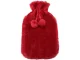 Plush Rubber Thermofor Warmer Large In Cover Soft Fur