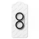 Ringke iPhone 17 Camera Full Cover Tempered Glass (2-pack), Black