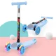 Foldable Kids Tricycle Scooter with LED Wheels, Blue (STORE DEMO)
