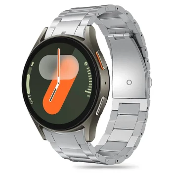 Tech-Protect Stainless strap for Samsung Galaxy Watch 4 / 5 Pro 6 7 FE - silver