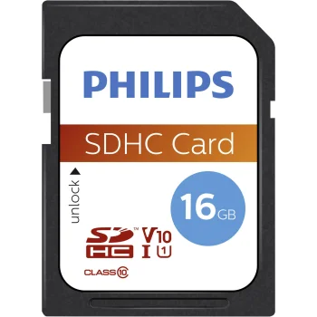 Philips SDHC Memory Card 16GB Class 10 UHS-I U1