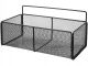 Black Metal Hanging Basket Organizer, 29x14x10 cm