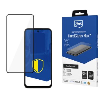3mk HardGlass Max Tempered Glass for Motorola Moto G14, Black