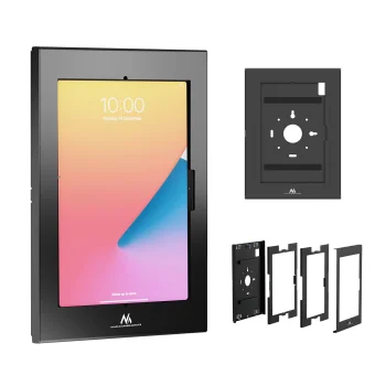 Maclean MC-950 B Lockable Tablet Enclosure Mount 12.4"-13", VESA 75x75 mm, Black