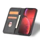 Magnet Fancy Case for iPhone 14 Pro Max Wallet Flip Cover, Black