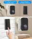 Wireless Kinetic Battery-Free Doorbell, Black