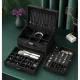 Soulima 22262 Elegant Jewelry Box with Key, Black